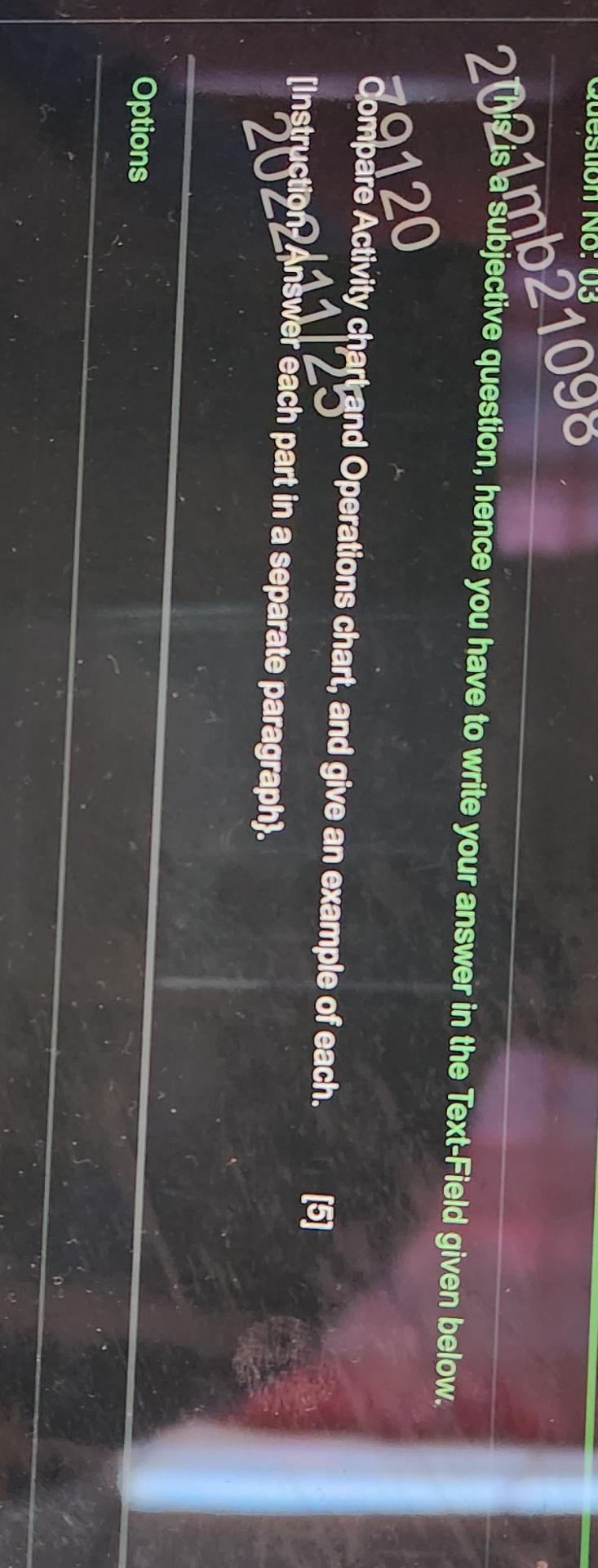 26 Eis a subjective question, hence you have to