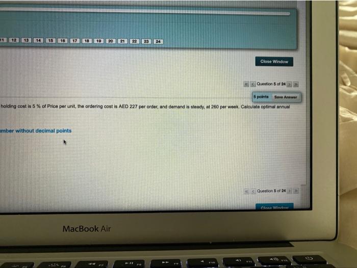 17 18 19 24 A Moving to another question will