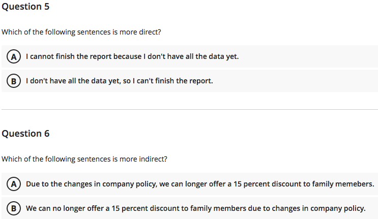 Question 1 Which of the following are advantages