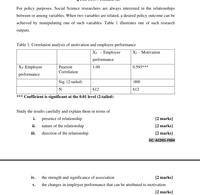 For policy purposes, Social Science researchers