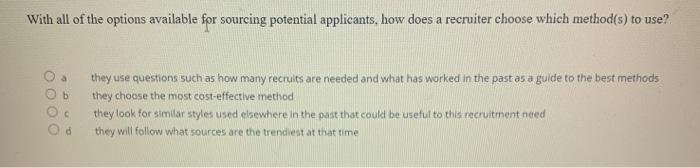 When the HR department is formulating strategies