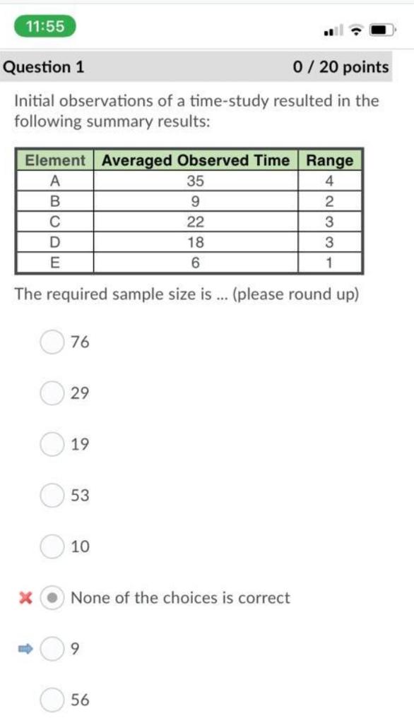 Answer of this question is 9 Could please tell me