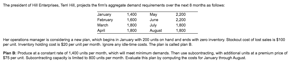 The president of Hill Enterprises, Terri Hill,