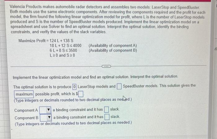 Valencia Products makes automobile radar