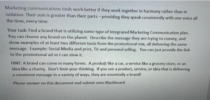 Marketing communications tools work better if