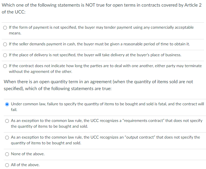 Which one of the following statements is NOT true