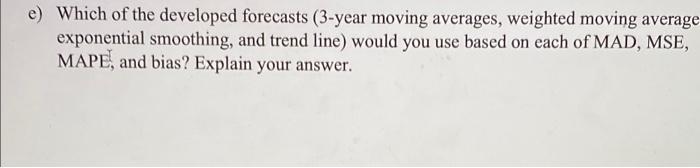 just e pls n ty! e) Which of the developed