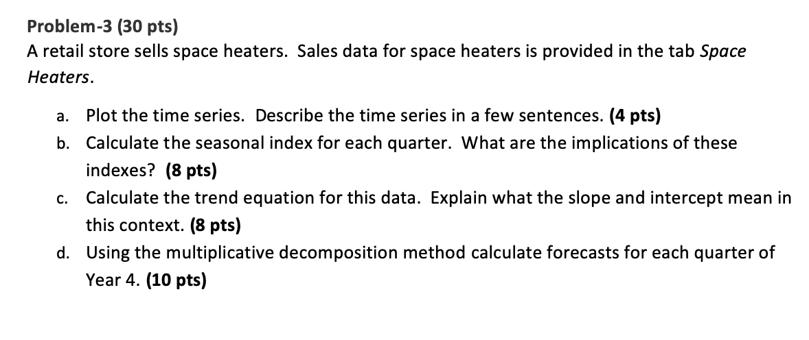 Please clearly indicate which sub-question is