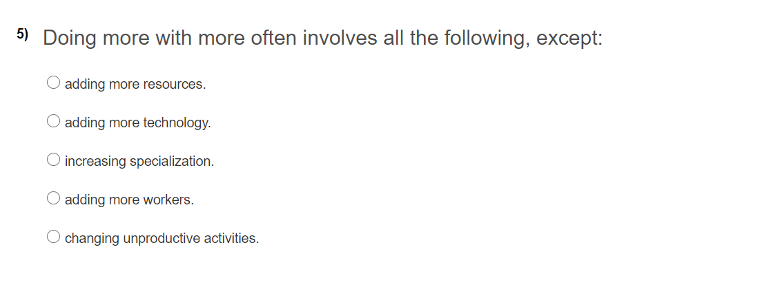 1) Choosing the right information system with a