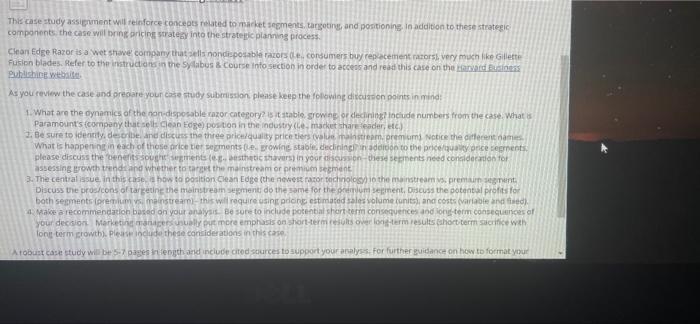 Clean Edge Razor: includ sources to support your