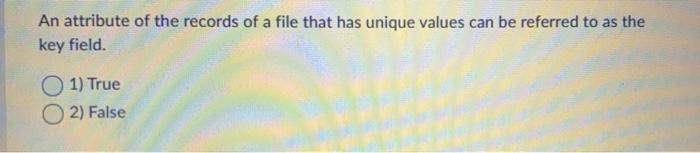 The way that data is retrieved, based on it being