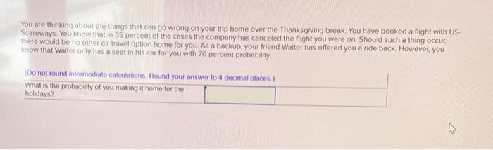 You are thinking about the things that can go