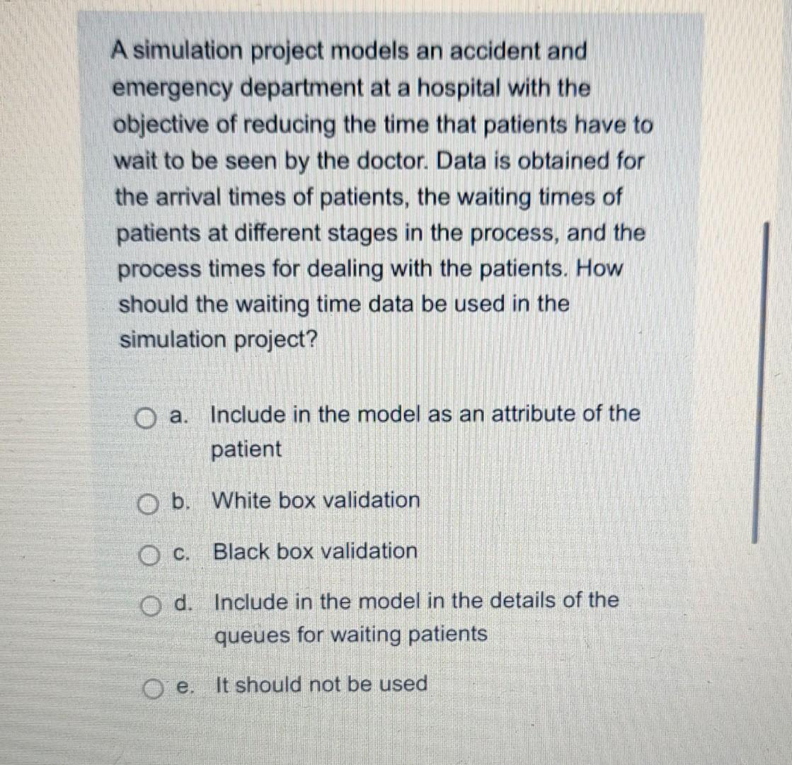 A simulation project models an accident and