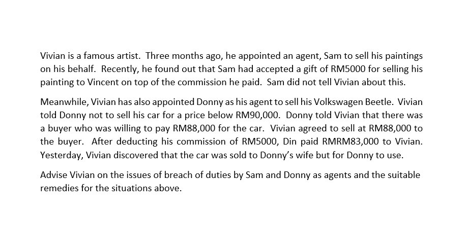 Subject: Malaysia Business Law (700 words needed)