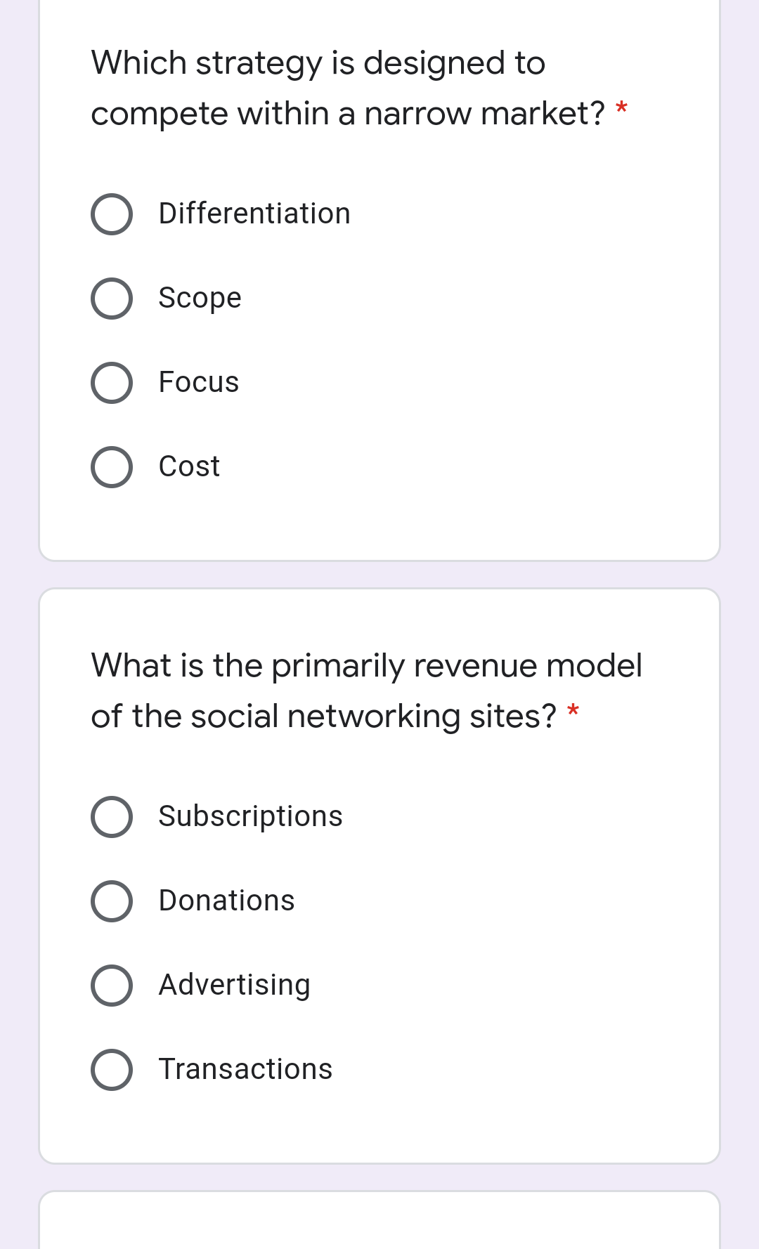 Which strategy is designed to compete within a