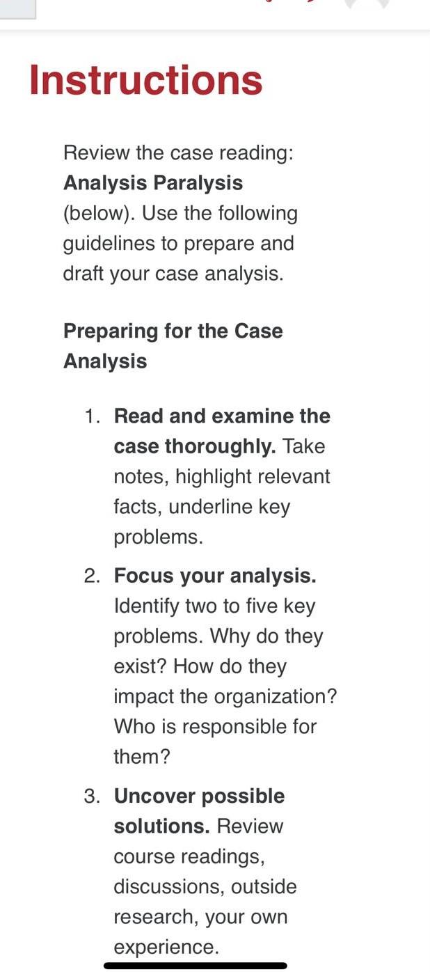 2. Background - Set the scene. Include background