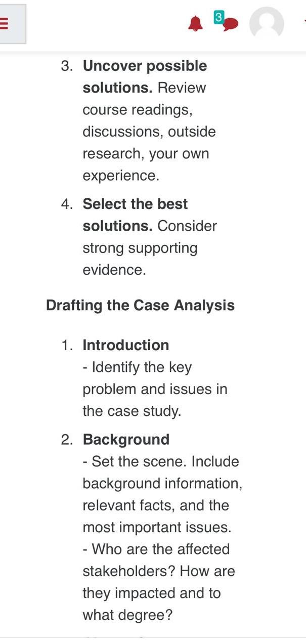2. Background - Set the scene. Include background
