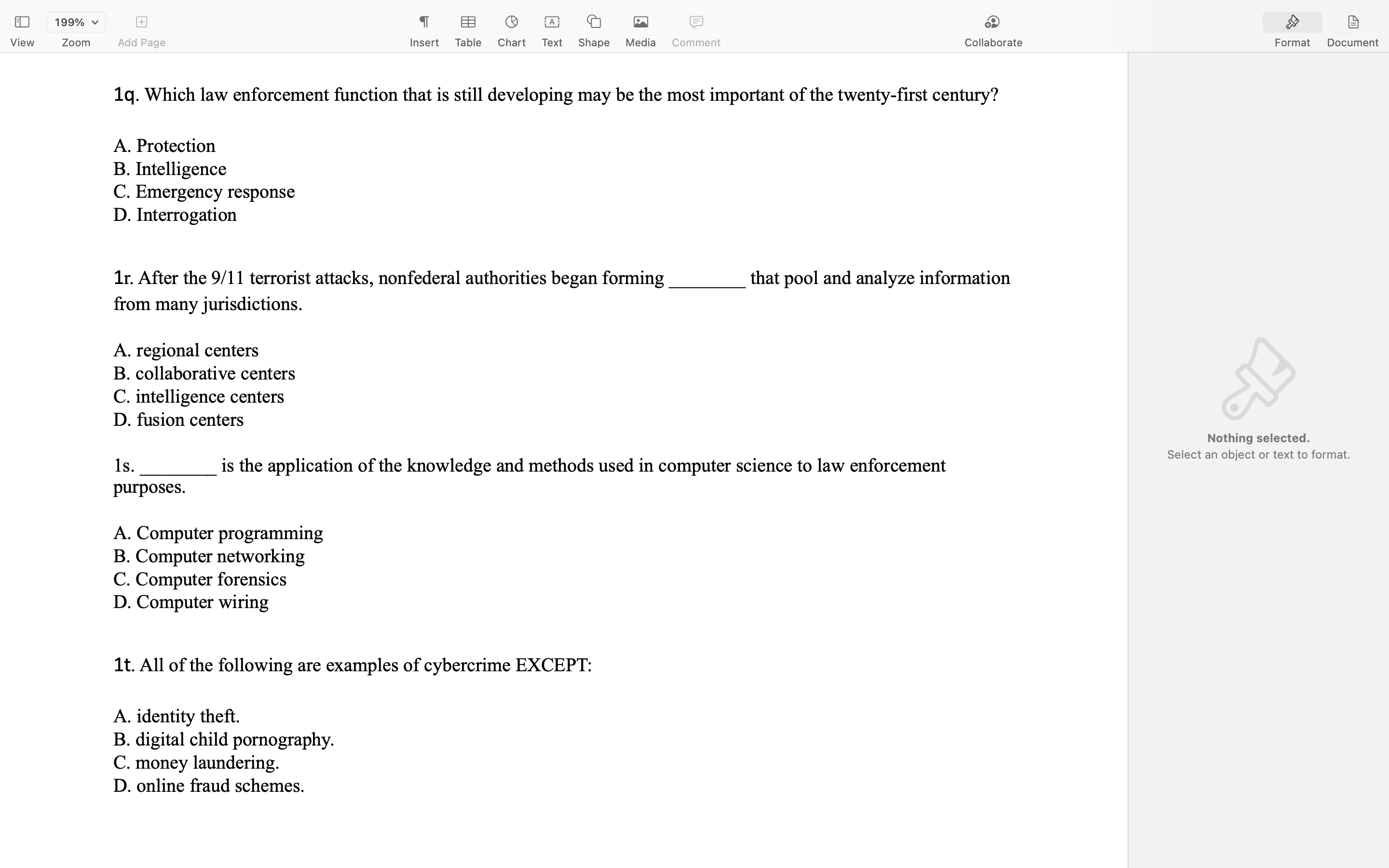 IMPORTANT NOTE: THESE QUESTIONS ARE FROM A