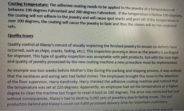 KLASSY ROYAL FAMILY JEWELRY Develop a Pareto