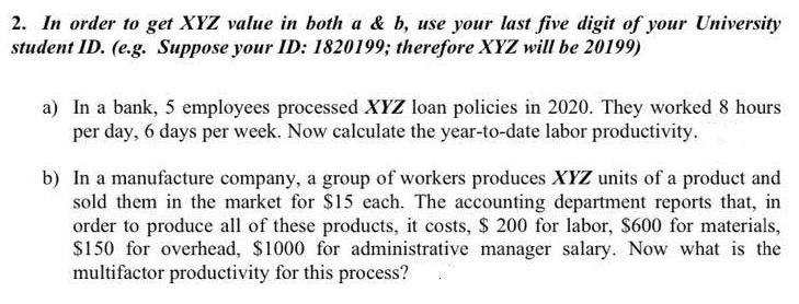 *NOTE: Provide these questions' answers in as