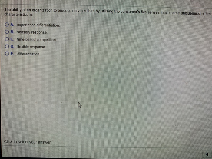 The ability of an organization to produce