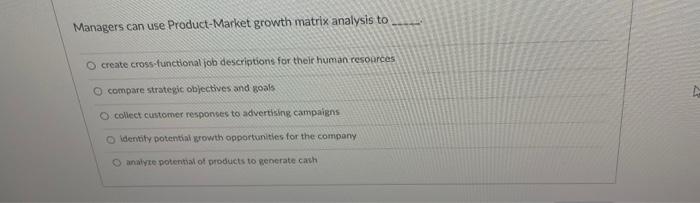 A product delivers a benefit when it satisfies a