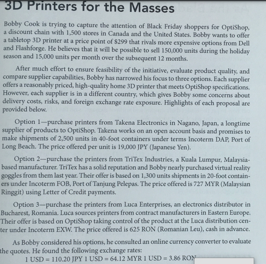 Question : 3D Printers for the Masses Bobby Cook