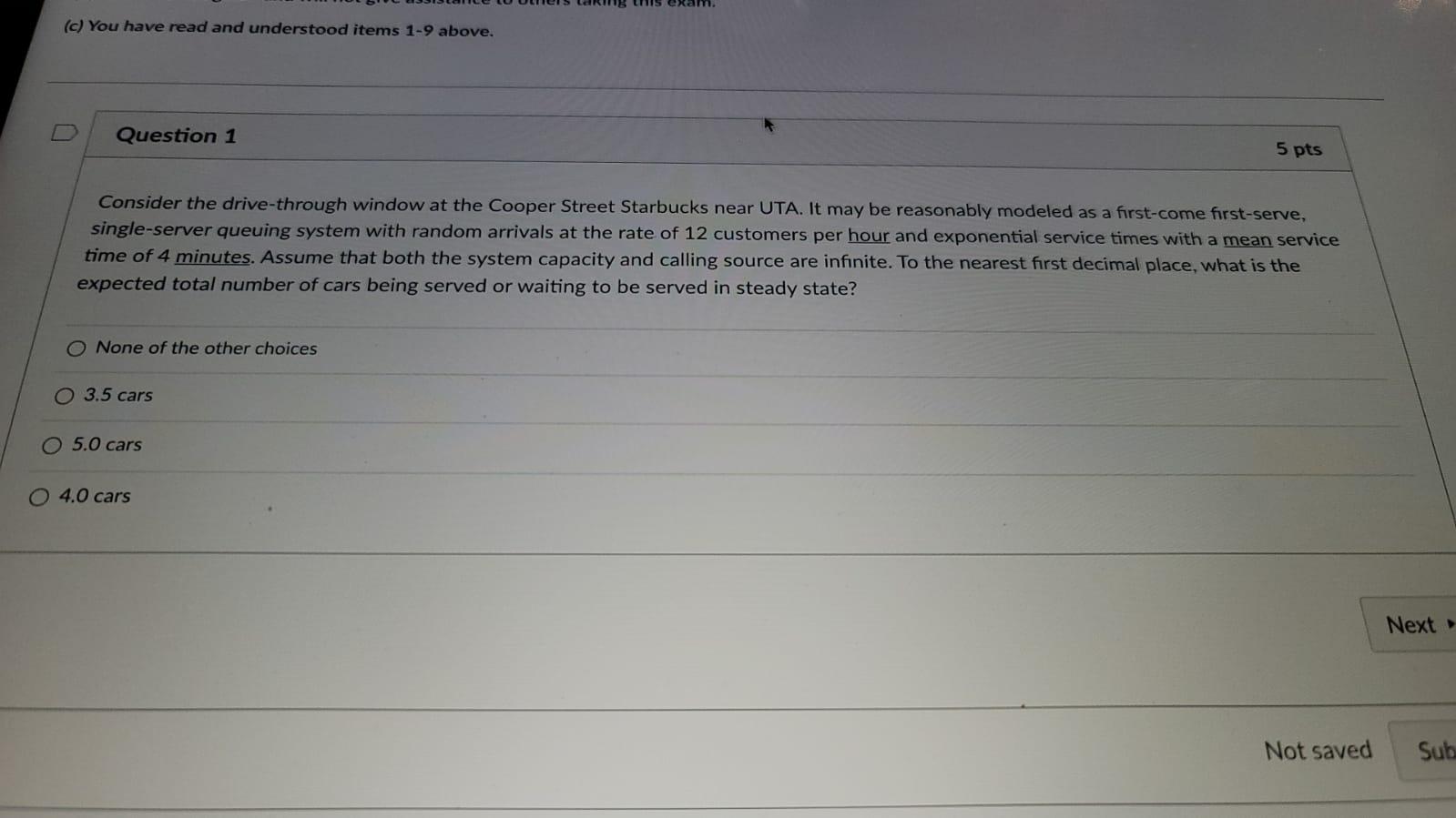 (c) You have read and understood items 1-9 above.