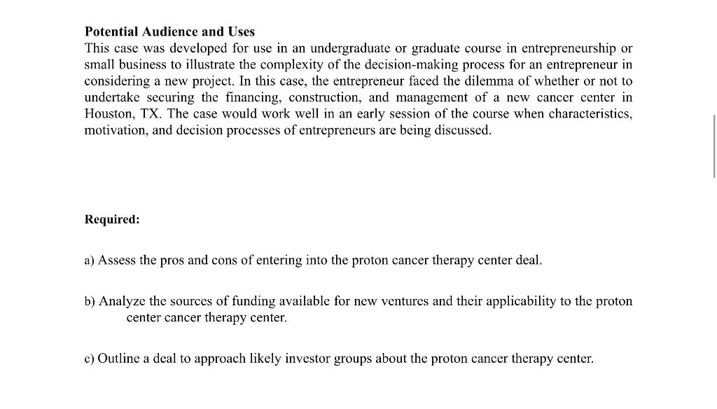 please answer all questions Note to Instructors