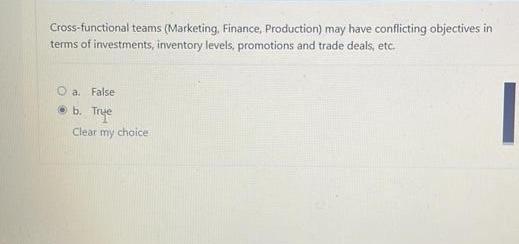 Cross-functional teams (Marketing, Finance