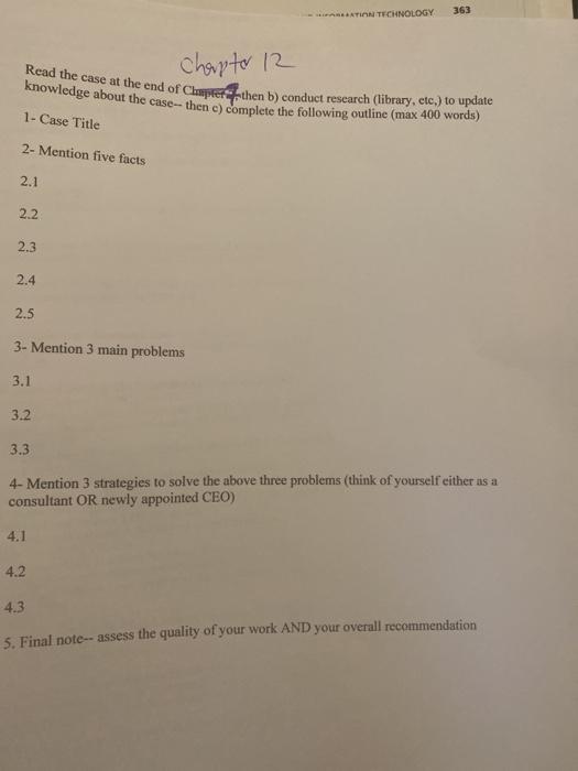 ALTION TECHNOLOGY Chapter 12 Read the case at the