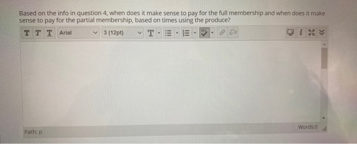 Based on the info in question 4, when does it