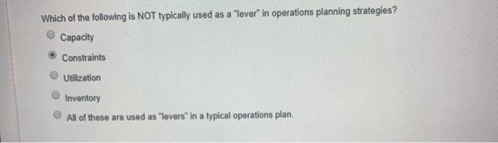 Which of the following is NOT typically used as a