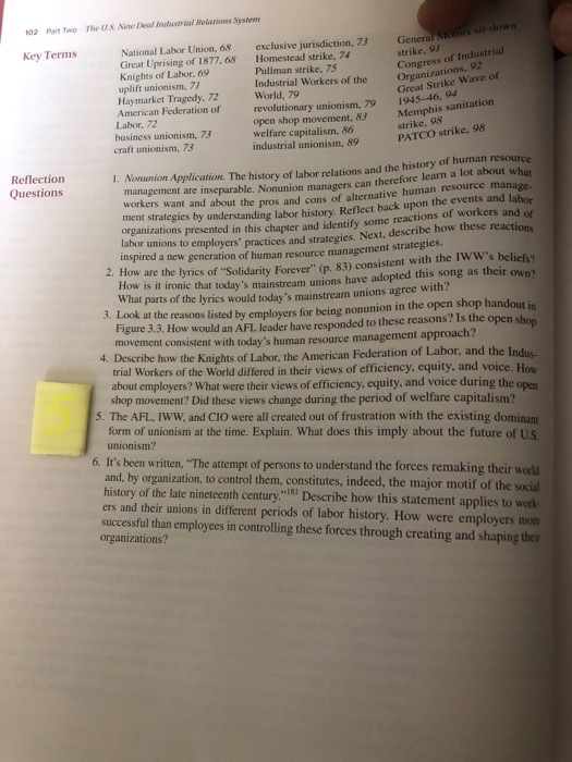 Answer Reflection question#5 on page 102.