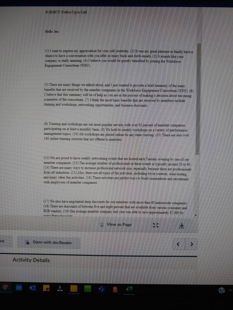 I need help to do task 1 and Task 2 Who's