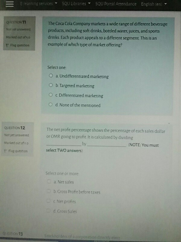 Elearning services SQU Libraries SQU Portal
