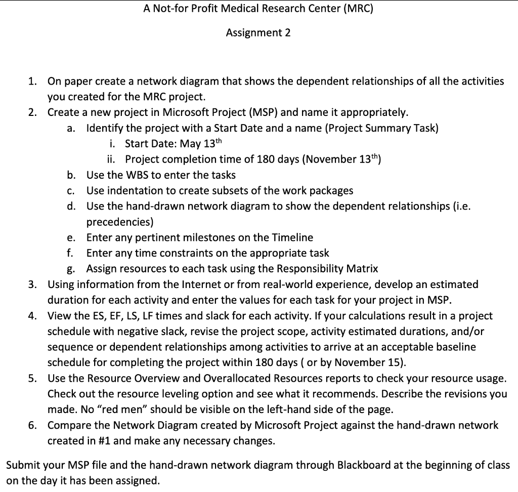 A Not-for Profit Medical Research Center (MRC)