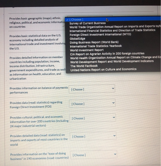 which one is which ? Provides basic geographic