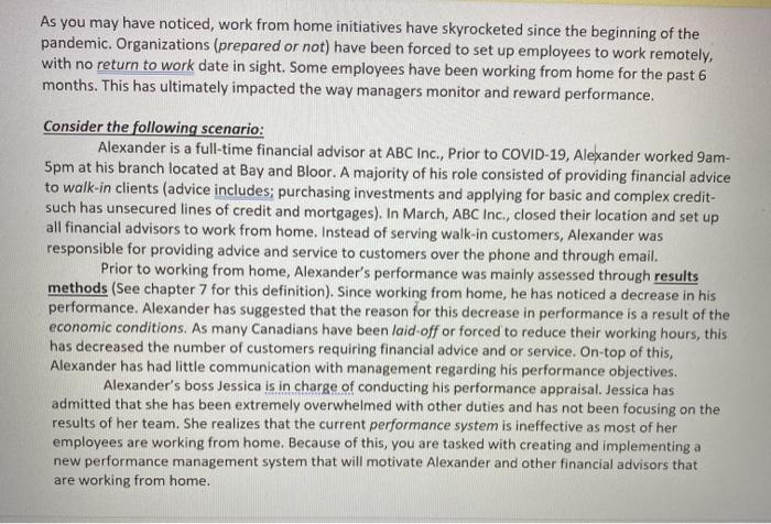 As you may have noticed, work from home