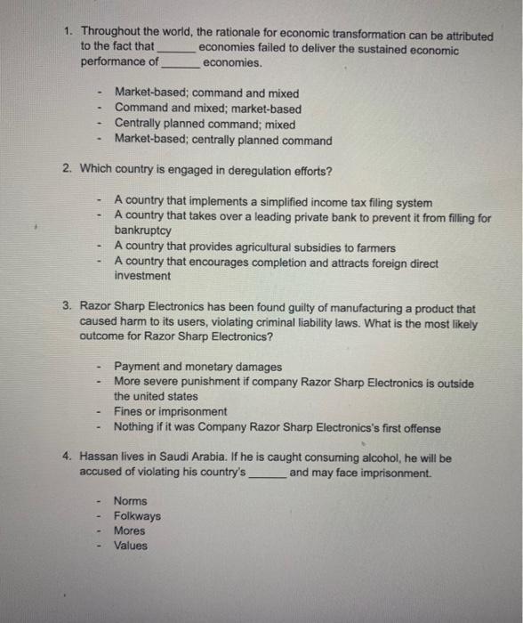 multiple choice please help! 1. Throughout the