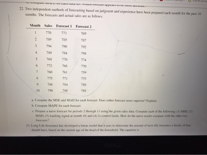just (a) TERR 22. Two independent methods of