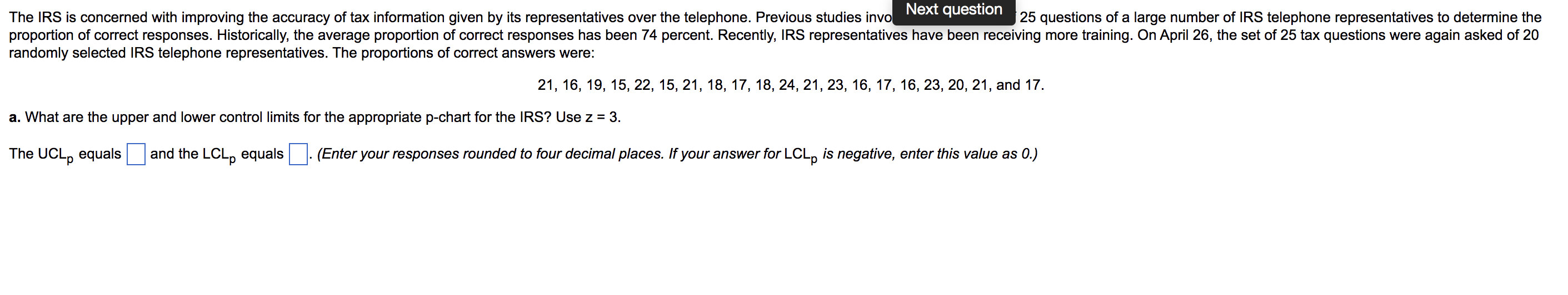 The IRS is concerned with improving the accuracy