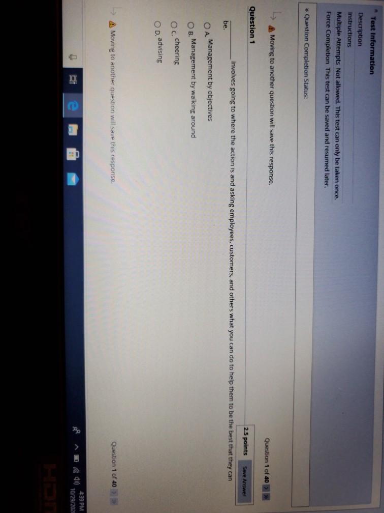 Instructions Multiple Attempts Not allowed. This