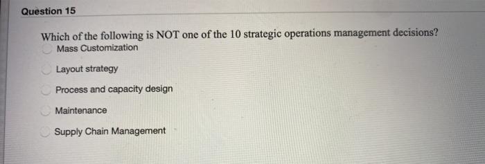 Question 13 sponse The Duc tax plant produces to