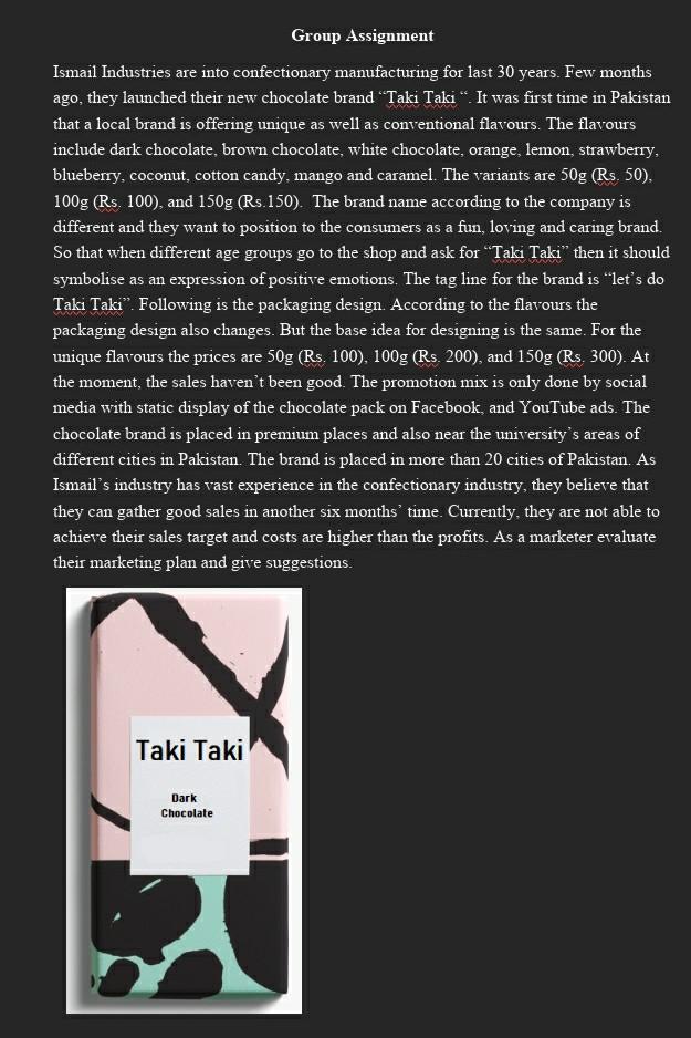 4 p's Group Assignment Ismail Industries are into