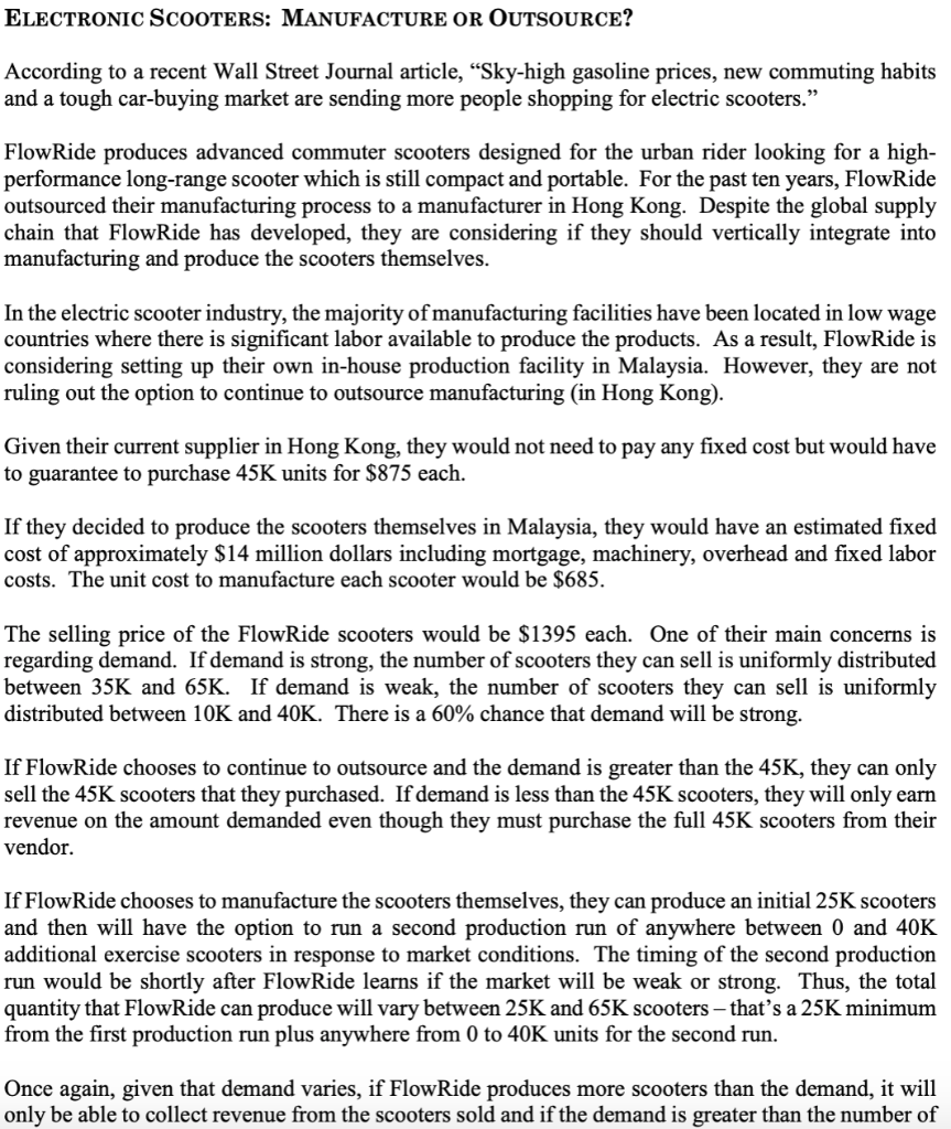 Provide a recommendation for FlowRide including