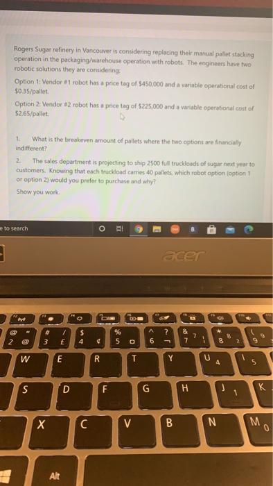 Rogers Sugar refinery in Vancouver is considering