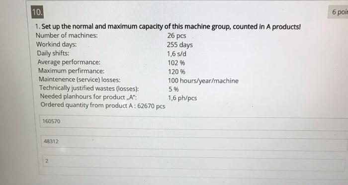 6 poir 10. 1. Set up the normal and maximum