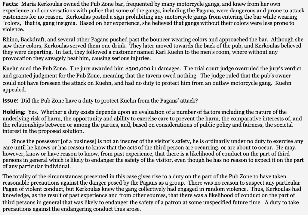 REQUIRED: Question: What kind of case is this,