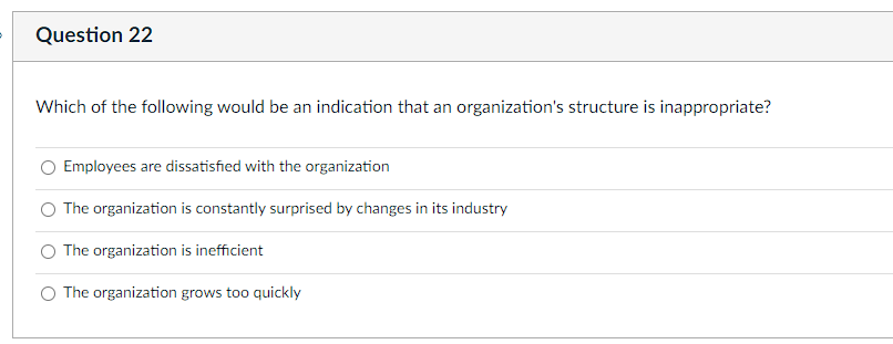 Question 21 Matrix structures simultaneously